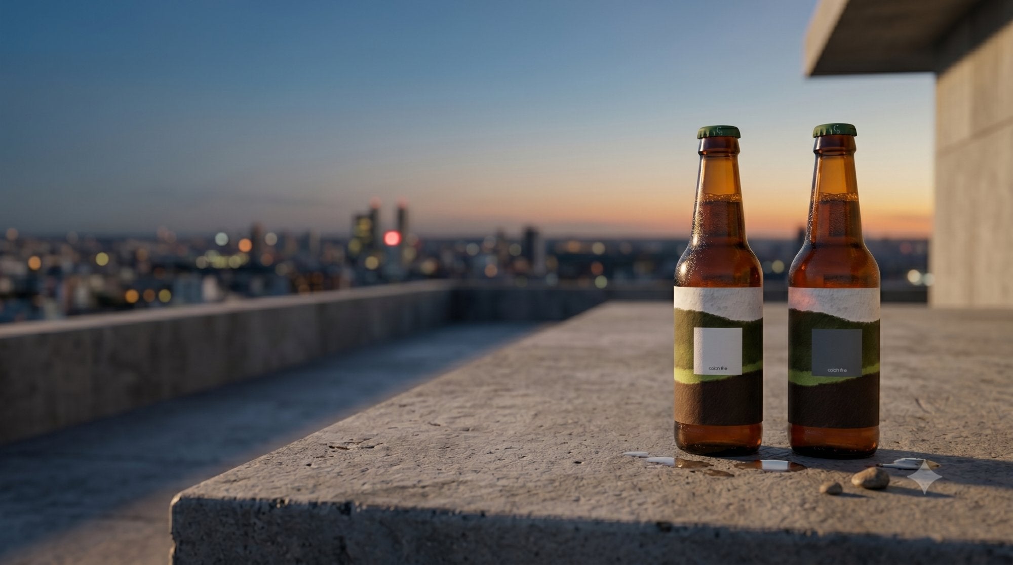 cotoli on a city rooftop at dusk